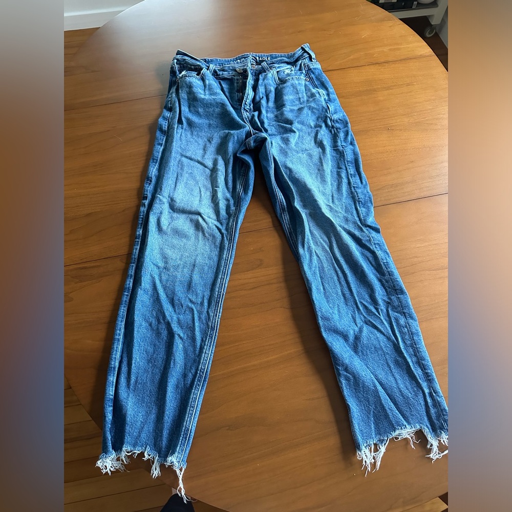 AE Strigid Mom Jeans